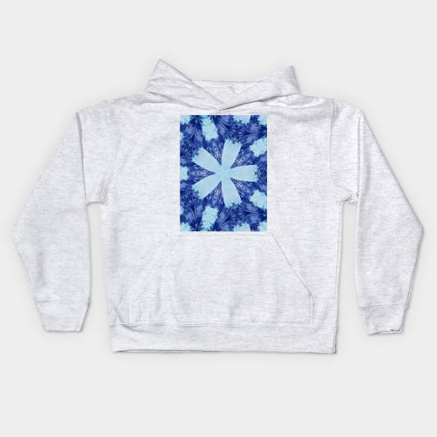 Kaleidoscope wind Kids Hoodie by Cozy infinity